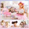 Toddler Vanity - Kids Pretend Play Princess Vanity Set with Mirror & Makeup Accessories, Lights and Music, Princess Vanity for Little Girls, Toddler Girl Toys view 4