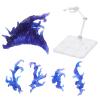 Action Figure Stand Set with Fire Effects - Purple & Blue Display Holder for 6-12 Inch Models Easy Assembly and Sturdy Support view 1