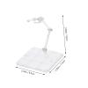 Action Figure Stand Set with Fire Effects - Purple & Blue Display Holder for 6-12 Inch Models Easy Assembly and Sturdy Support view 2