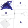 Action Figure Stand Set with Fire Effects - Purple & Blue Display Holder for 6-12 Inch Models Easy Assembly and Sturdy Support view 4