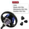 52T Metal Slipper Clutch Spur Gear&Center Drive Shaft Upgrades Part for 1/10 Slash 4X4 VXL,ARRCat Full Metal 52T (32-Pitch) Spur Gear Differential Gear w/ 19T 17T 15T Pinions,Navy Blue view 2