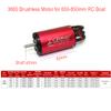 4 Poles 3660 2700KV Brushless Motor Shaft Diameter 5MM Connector 4.0MM for 650-850MM RC Boat view 2