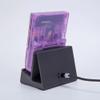 Miyoo Mini Plus Charging Dock, 3D Printed Magnetic Charging Dock for Miyoo Mini Plus Game Retro Console Handheld Miyoomini+ Charging Base Magnet Stand (Black) view 2