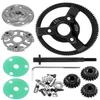 76T Metal Slipper Clutch Spur Gear Upgrades Part for 1/10 Slash 2WD VXL,ARRCat Metal 76T (48-Pitch) Spur Gear Differential Gear and 21T 20T 19T Pinions Gear Set view 1