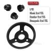 76T Metal Slipper Clutch Spur Gear Upgrades Part for 1/10 Slash 2WD VXL,ARRCat Metal 76T (48-Pitch) Spur Gear Differential Gear and 21T 20T 19T Pinions Gear Set view 2