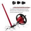 52T Metal Slipper Clutch Spur Gear&Center Drive Shaft Upgrades Part for 1/10 Slash 4X4 VXL,ARRCat Full Metal 52T (32-Pitch) Spur Gear Differential Gear w/ 19T 17T 15T Pinions,Red view 4