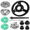 50T Metal Slipper Clutch Spur Gear Upgrades Part for 1/10 Slash 2WD VXL, ARRCat Metal 50T 0.8 Module Spur Gear Differential Gear and 21T 19T 17T 15T Pinions Gear Set view 1