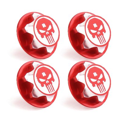 GoolRC 4PCS 17mm Wheel Nuts Dustproof Non-Slip Wheel Nuts Set Remote Control Car Metal Mount Nuts Replacement for Traxxas X-Maxx Summit 1/8 Buggy Truck Accessories