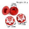 GoolRC 4PCS 17mm Wheel Nuts Dustproof Non-Slip Wheel Nuts Set Remote Control Car Metal Mount Nuts Replacement for Traxxas X-Maxx Summit 1/8 Buggy Truck Accessories view 2