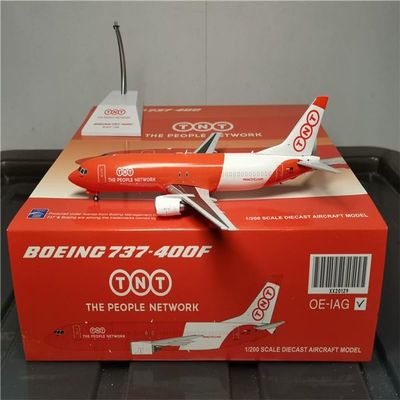 ACE HOBBY JC Wings for TNT for Boeing B737-400F OE-IAG Cargo Plane The People Network 1:200 Aircraft Pre-Built Model