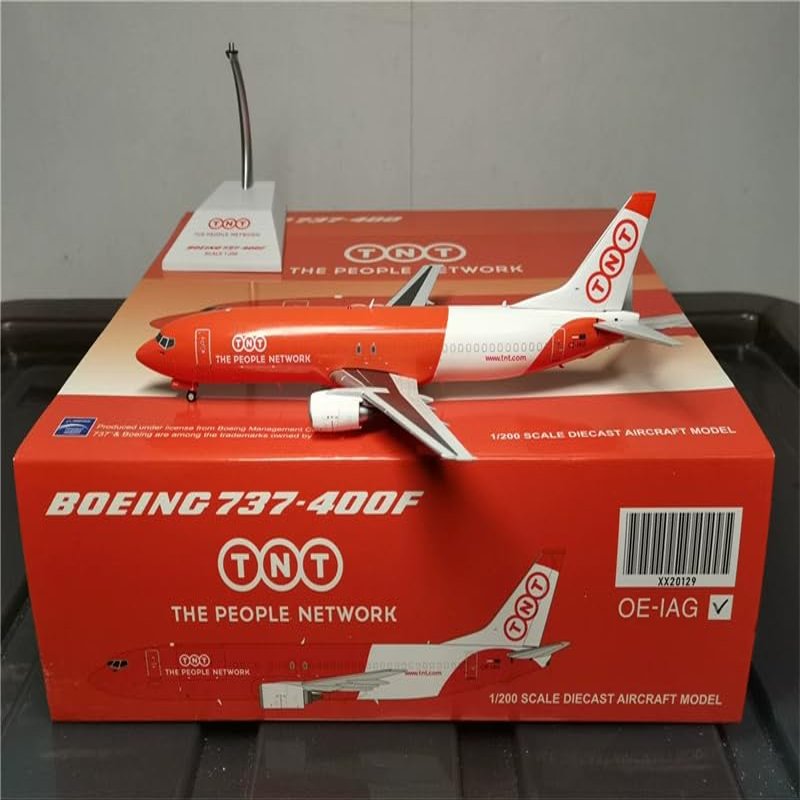 ACE HOBBY JC Wings for TNT for Boeing B737-400F OE-IAG Cargo Plane The People Network 1:200 Aircraft Pre-Built Model