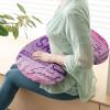 Custom Name Nursing Pillow Cover, Multi-Fonts Name Design Standard Size for Nursing, Ultra Soft Breastfeeding Pillowcase for Baby Toddler Kids Neutral Gift Purple(23"x19) view 4