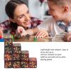WOOXGEHM 10PCS 6 Sided Dice, Math Puzzle Two Color Acrylic Teaching Dice, Game Props, Game Dice Set for Classroom Teaching/Board Games/Dice Games(Red) view 2