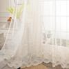 HooHero Modern Gorgeous Kids Baby Sheer Curtains Living Room Bedroom Drape Fabic Floral Embroidery Design Voile Living Room view 4
