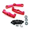 Chanmoo RC TT-02 Full Set Upgrade Kit Aluminum Drive Shaft Swing Arm Steering Cup CVD Bumper Motor Base Suspension Arms For Tamiya TT02 Upgrade Part 1/10 On Road Touring Rally Racing Car (Red 16PCS) view 2