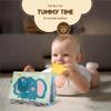 TINITIGIES Tummy Time Mirror for Babies - High Contrast Baby Mirror Book with Silicone Teether & Crinkle Pages - Tummy Time Toys for Babies 0 3 6 9 Months view 4