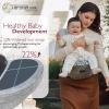 Momcozy Hip Seat Baby Carrier - Adjustable Waistband with Original 3D Belly Protector & EVA Massage Board, Ergonomic Carrier with Various Pockets for Newborns & Toddlers up to 45lbs (Grey, Large) view 2