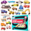 Spark & Wow Wooden Magnets | Transport | Magnets for Kids Ages 2+ | Open-Ended Play | Adhere to Fridges, Whiteboards and More view 1