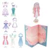 Stephen Joseph, Magnetic Dress Up Dolls, 30 pc Magnetic Travel Play Set  Pretend Play Magnetic Dress Up Dolls, Ideal for Ages 3 4 5  Travel Game for Kids, Fairytale view 3