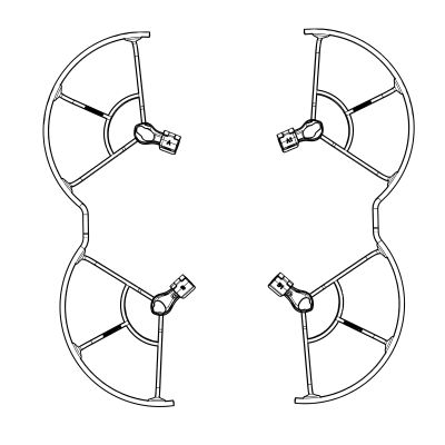 AIR 3 Propeller Guard Drone Propellers Protector for DJI AIR 3,Quick-Release Anti-Collision Propeller Bumper Protective Cage Accessory