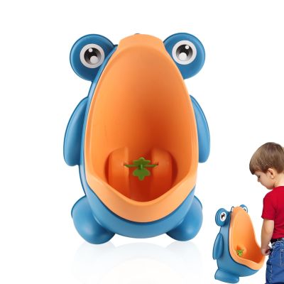 Agatige Potty Training Urinal, Wall Mounted Standing Position Toddler Toilet Boy Potty Training Toilet Potty Trainer for Boys Toddlers(Blue)