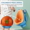 Agatige Potty Training Urinal, Wall Mounted Standing Position Toddler Toilet Boy Potty Training Toilet Potty Trainer for Boys Toddlers(Blue) view 2