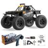 FMS RC Crawler 1/24 Lemur FCX24 4 Wheel Drive RC Rock Buggy, 2.4Ghz 380mAh Hobby Grade RC Car Model Off Road Vehicle RTR for Adults, Green/Orange/Red view 1