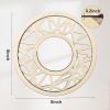 AOCEAN 8 Inch Wooden Rattan Letters Rustic Boho Letters Decor for Wall Customizable Personalized Initials Perfect for Nursery Baby Shower & Home Decoration (O) view 2