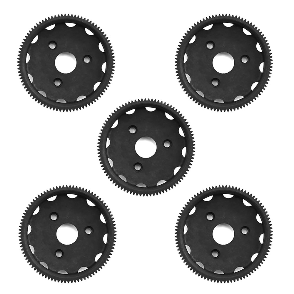 5Pcs RC Plastic 48P 76T Gear Adapter, Gear Adapter Kit for Traxxas Bandit Rustler Stampede Slash 2wd 1/10 RC Car