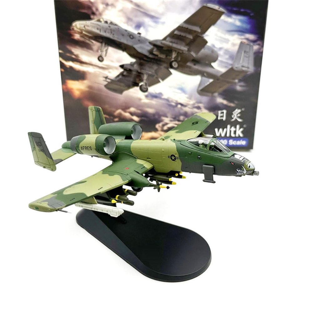 yuanpulalala 1: 100 Warthog Tusks Camouflage Coating A-10A Attack Aircraft a10 Aircraft Model Mode Exchange Display Collection