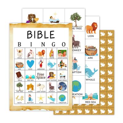 haipino Christmas Bingo Party Games with 24 Players, Christmas Party Games for Women Party Supplies, Family Activities, Party Favor Gifts for Women Men Family Activities - JY972