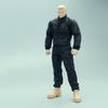 1/12 Scale Male Clothes,Male Jumpsuit Bodysuit Jacket Coat Pants Trousers Outfit Clothing for 6inch Muscular VTOYS GWToys Action Figure Body (Black Coat+Pant) view 2