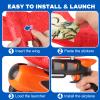 Onysurui 3 Pack Dinosaur Airplane Launcher Toys,Flying Toys for 3 4 5 6 7 8 9 10 Year Old Boys,Kids Toys 5 6 7 8 9 10 12 Year Old Boy Gift Ideas,Airplane B-Day Party Supplies, Green,Orange,red view 4