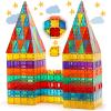 CuteTiger Mangetic Tiles 100 Pcs(2 Cars) and 100 Pcs(No Car) Plus 60 Pcs Set view 2