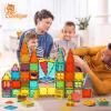 CuteTiger Mangetic Tiles 100 Pcs(2 Cars) and 100 Pcs(No Car) Plus 60 Pcs Set view 3