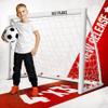 Backyard Soccer Goals, Kids Net 4'x3' High-Strength Fast Set-Up | Football Gifts for Age 3 4 5 6 7 8 9 10 11 12 13 14 Year Old Child Teens & Youth (Weatherproof), White view 1