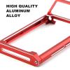 kingsea Metal Transmitter Protector Frame RC Car Transmitter Receiver Accessories Upgrade Parts Compatible with Flysky Noble NB4, Red view 3