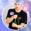 MAGICYOYO K2 Crystal Yoyo for Kids Beginners, Responsive Yoyo with Unresponsive Bearing for Replacement, Plastic Yo-yo Professional with 12 Yo yo Strings, Case Bag, Yo-Yo Accessory Set-Blue Pink view 4