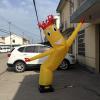 10ft Inflatable Tube Man, Wacky Waving Inflatable Tube Guy, Sky Dancer, Inflatable Dancing Man for Advertising Party Decoration, 10ft X 18inch, Yellow view 3