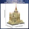 10049 Pcs Spain Landmarks Architecture Skyline Collection Sagrada Familia Building Block Set; Barcelona City Model Toy; Sagrada Famlia Barcelona Building Kit, MOC Toy for Adults view 2