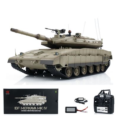 TOUCAN RC HOBBY Heng Long 1/16 RC Battle Tank IDF Merkava MK IV 3958 Turret 360 Rotating Model