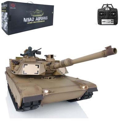 TOUCAN RC HOBBY 2.4Ghz Henglong 1/16 Scale 7.0 Plastic Ver M1A2 Abrams RTR RC Tank 3918 Model