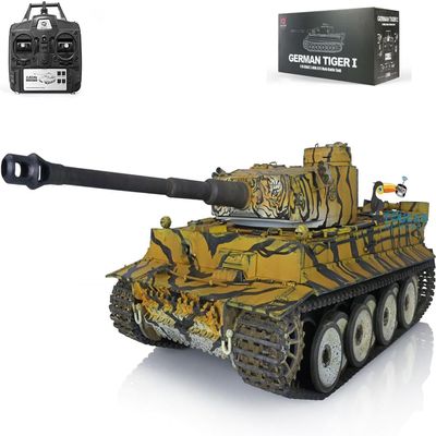 TOUCAN RC HOBBY Henglong Henglong 7.0 Tiger I RTR RC Tank 1:16 3818 FPV Camera Hand Painted Color Toys