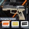 Toy Gun with Automatic Reloading Rebound Shell Ejecting and Soft Foam Blaster, Ideal for Shooting Games, Education Model Toys, Gift for Kids Boys Girls view 2