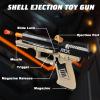 Toy Gun with Automatic Reloading Rebound Shell Ejecting and Soft Foam Blaster, Ideal for Shooting Games, Education Model Toys, Gift for Kids Boys Girls view 4
