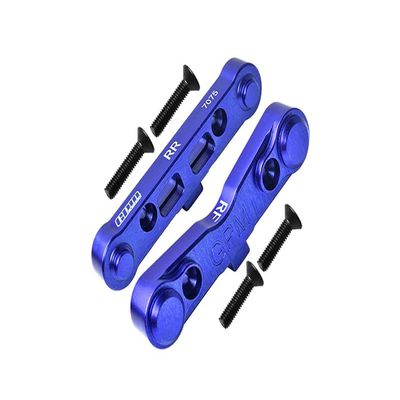 Aluminum 7075 Rear Lower Suspension Mount for Arrma 1:8 KRATON/Outcast/Talion/Typhon/Notorious/KRATON EXB/Talion EXB / 1:7 Infraction/Limitless/Mojave/Mojave EXB/Felony - Blue