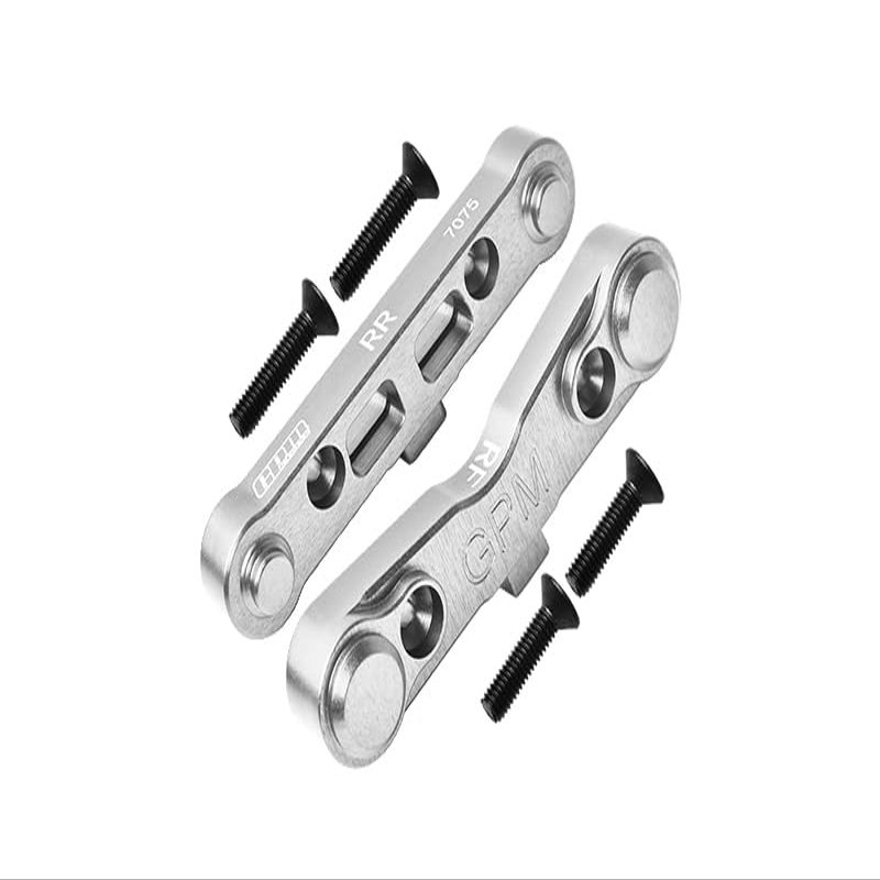 Aluminum 7075 Rear Lower Suspension Mount for Arrma 1:8 KRATON/Outcast/Talion/Typhon/Notorious/KRATON EXB/Talion EXB / 1:7 Infraction/Limitless/Mojave/Mojave EXB/Felony - Silver