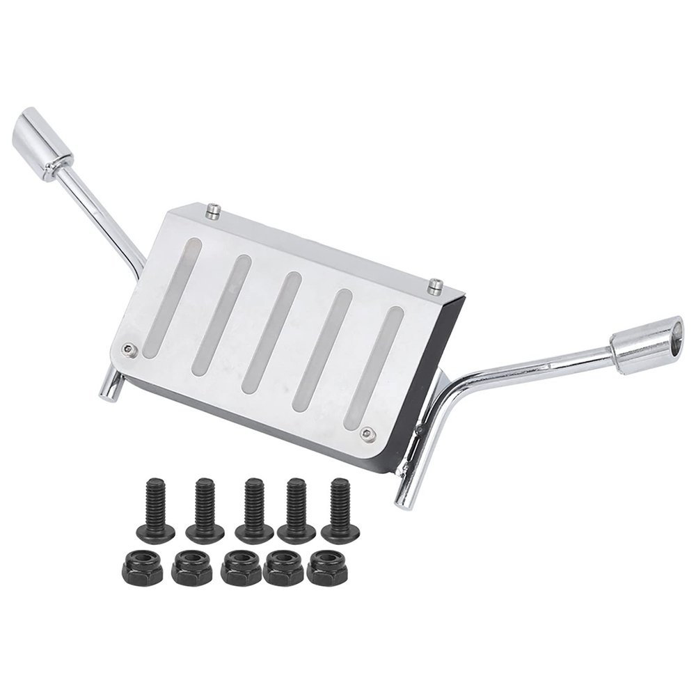 FuelExhaust Pipe forTRX?4 1/10 RC Car, Stainless Steel, Easy Installation Upgrades