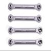 Aluminum 7075 Rear Swing Arm Pull Rod for Tamiya 1:10 R/C 58719 BBX BB-01 Upgrade Parts - Silver view 1
