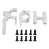 VGEBY Aluminum Alloy Motor Mount Base with Adjustable Bracket, Lightweight Design, Greater Stability, Balanced Driving, Suitable for 104001 1/10 RC Car (Silver) view 2